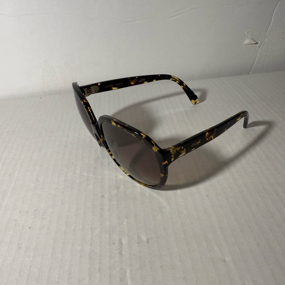 Celine Paris Sunglasses Frames Dark Tortoise Roun… - image 5